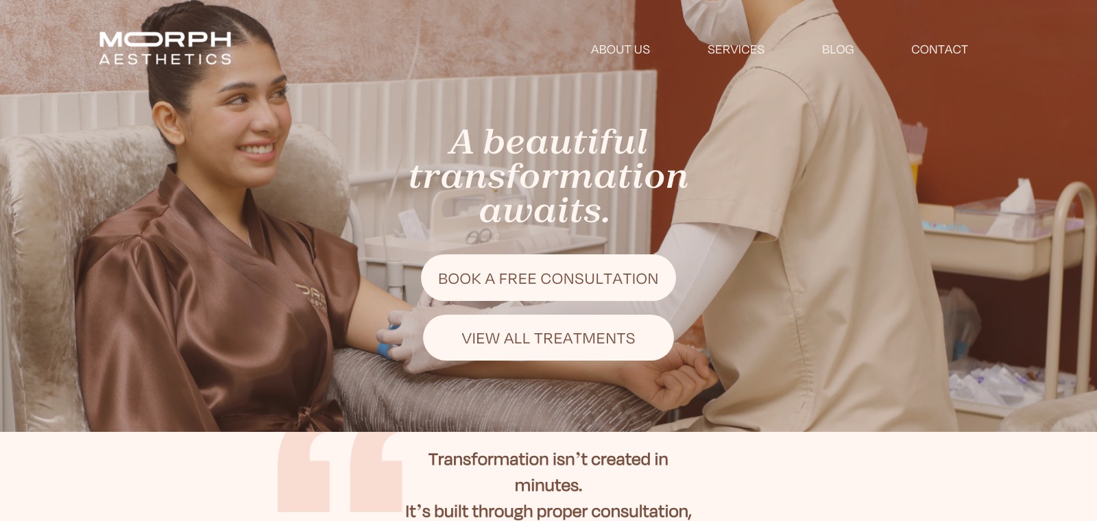 Morph Aesthetics — current site